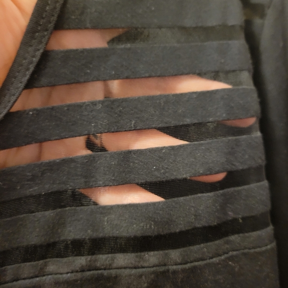 SOFT SENSATIONS Long Sleeved Lightweight Black Shift Dress (22/24) - Picture 2 of 5